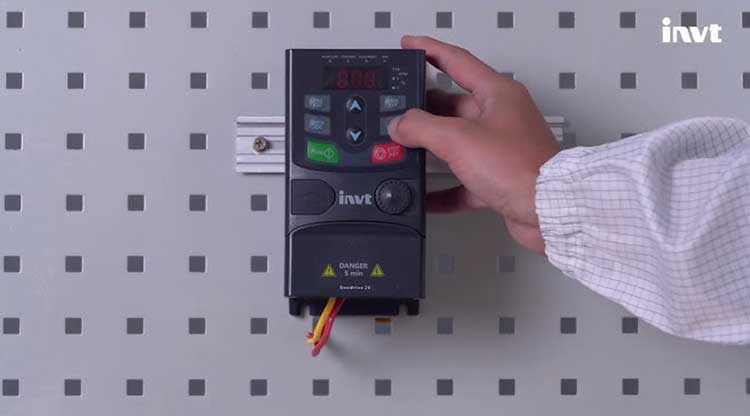 Configurazione inverter vettoriali INVT serie GD20-EU