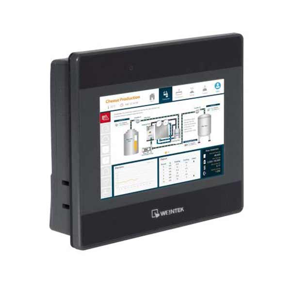 Weintek MT8052iP: Touch Screen, 4.3" wide display, resolution 480x272, Ethernet (alternative to model MT8051IP)