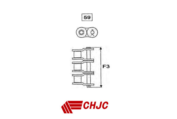 Falsa maglia tripla CHJC con coppiglia (59)