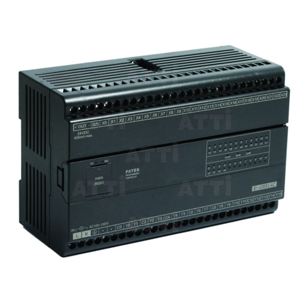 Fatek B1-32MJ2-D24S: PLC Serie B1, RS232, 20 ingressi / 12 uscite, Transistor, 24VDC