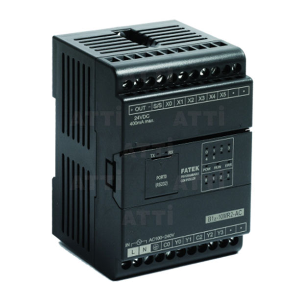 Fatek B1Z-14MR25-D24S: PLC Serie B1Z, RS232+RS485, 8 ingressi / 6 uscite, Relè, 24VDC