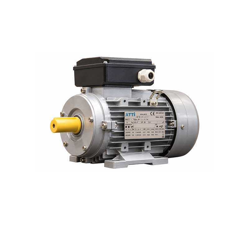 Motore elettrico asincrono, classe efficienza energetica IE2, potenza kW 0.55, esecuzione B3, taglia 71C, 2 poli / 2800 rpm, monofase, tensione alimentazione V.230/1/50HZ