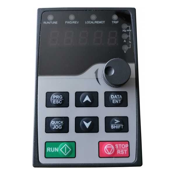 Tastiera remota LED con funzione copia, per inverter GD200-GD200L-GD300-GD350 COD. (GD300-LED-JP-05)