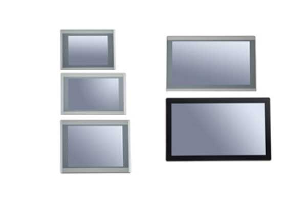 Monitor industriale 8"4:3, ris. 800X600, Touch screen resistivo, alim. DC9-30V, temp. -20/70°C, frontale IP65