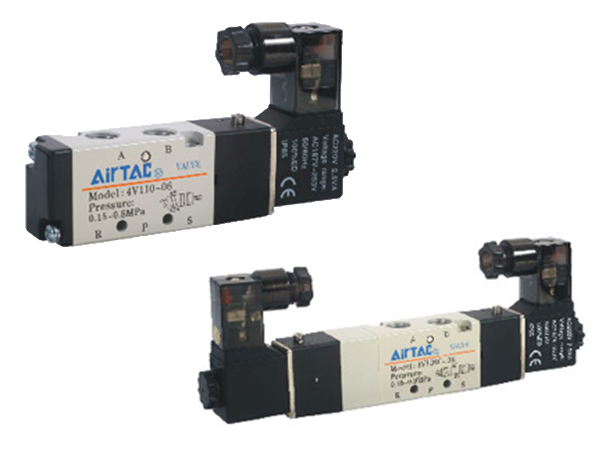 Serie 4V100 Elettrovalvole (5/2, 5/3 vie)