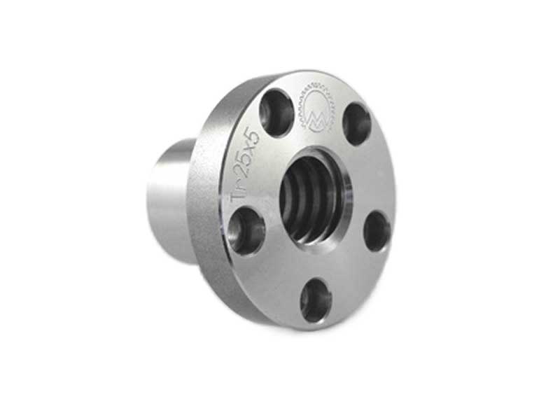 Chiocciola tonda flangiata in Acciaio