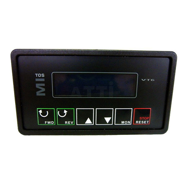 Pannello Remoto VT6 AIR per inverter TOSHIBA VF-NC3, VF-NC3E, VF-S11, VF-S15, VF-MB1, VF-FS1, VF-AS1, VF-PS1, VF-AS3 e INVT GD20, GD350, GD350UL, GD200A permettere il controllo e la visualizzazione dei parametri degli inverter