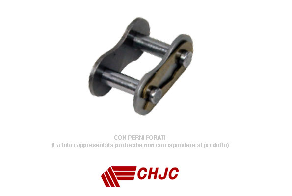 Giunzione semplice CHJC con graffetta (26) perni forati