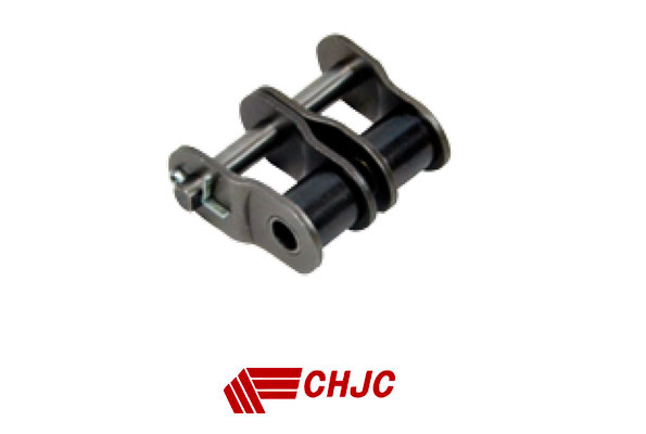 Falsa Maglia Doppia, passo 1/2" x 5/16" (12,7x7,75 mm), ISO 08 B2, Acciaio, tipo 59 con coppiglia