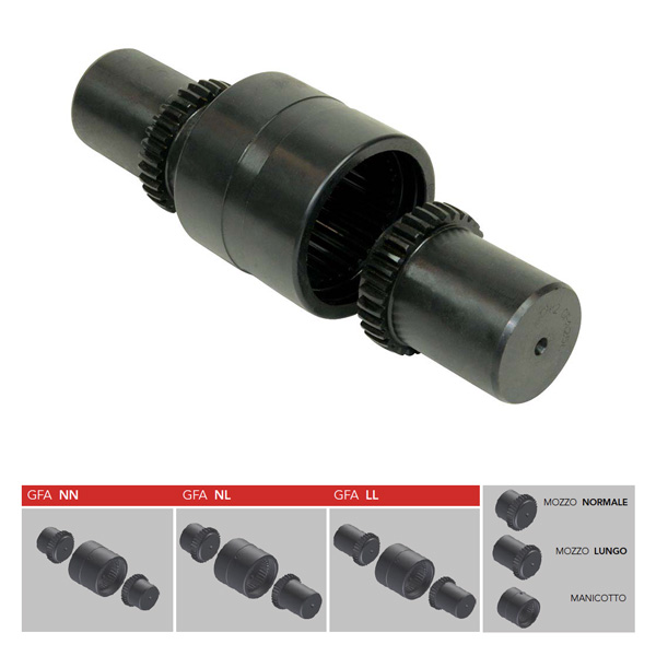 Giunto Flessibile Mod GIFLEX GFA 25 LL Con Manicotto In Acciaio E 