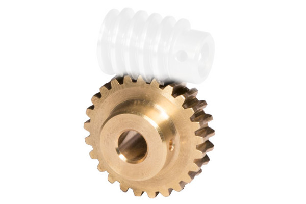Corona per vite senza fine FramoMorat,   Cod. A17U5B, Interasse 17 mm, Rapporto 5 : 1, in lega speciale