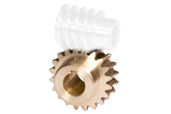 Corona per vite senza fine FramoMorat,   Cod. A25U25B, Interasse 25 mm, Rapporto 25 : 1, in lega speciale