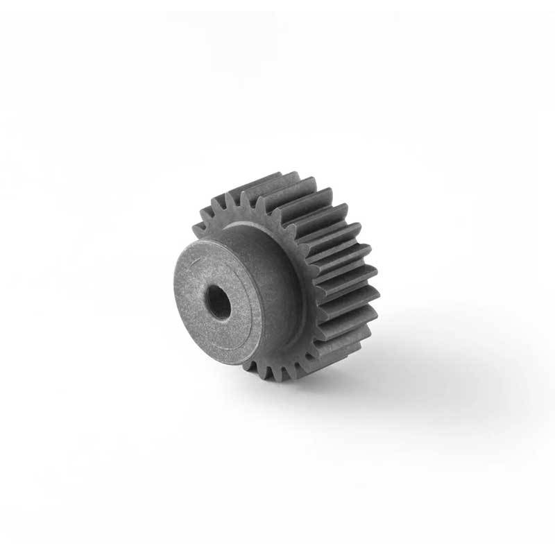 Pignone modulo 2,5 in NYLON 6 al 30% fibra di vetro numero denti Z=018 serie normale