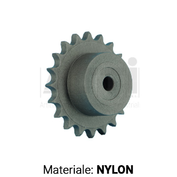 Pignone semplice 3/8X7/32 nylon Z=017