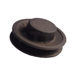 Puleggia trapezoidale 1 gola mozzo pieno in ghisa