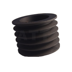 Puleggia trapezoidale 5 gole mozzo pieno in ghisa