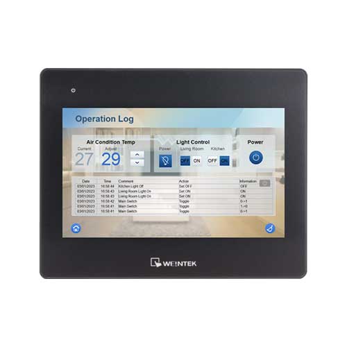 Weintek CMT2102X: display 10.1" pollici, touch resistivo, 2 porte Ethernet (NO UL), teleassistenza opzionale