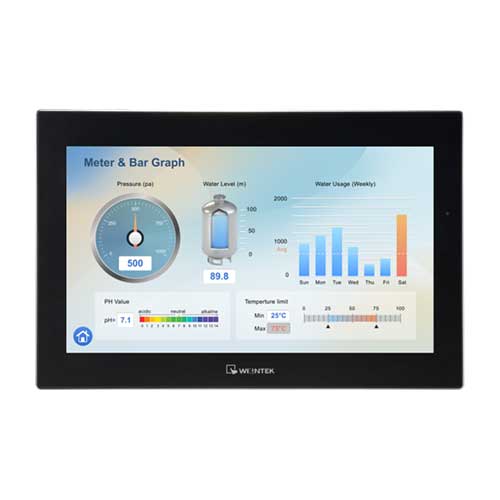 Weintek CMT2168X:  display 15,6" pollici, touch resistivo, 2 porte Ethernet (NO UL), teleassistenza opzionale