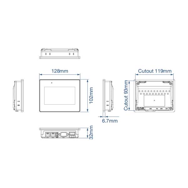 Weintek CMT2058XH(W)