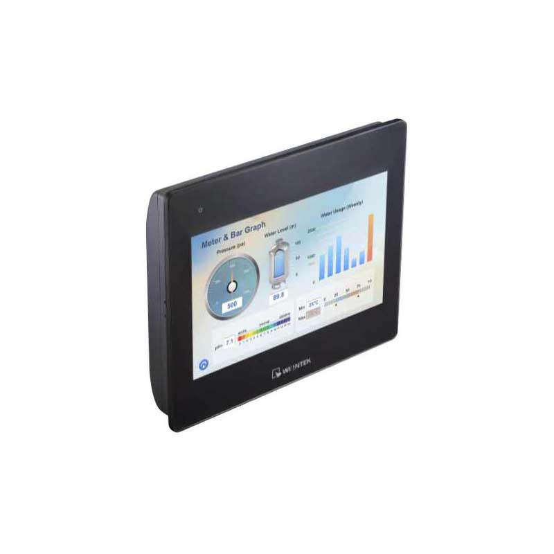 Weintek CMT2108X2: Pantalla Táctil, pantalla de 10,1" ancho, resolución 1024x600, Ethernet (alternativa al modelo MT8102IEU)