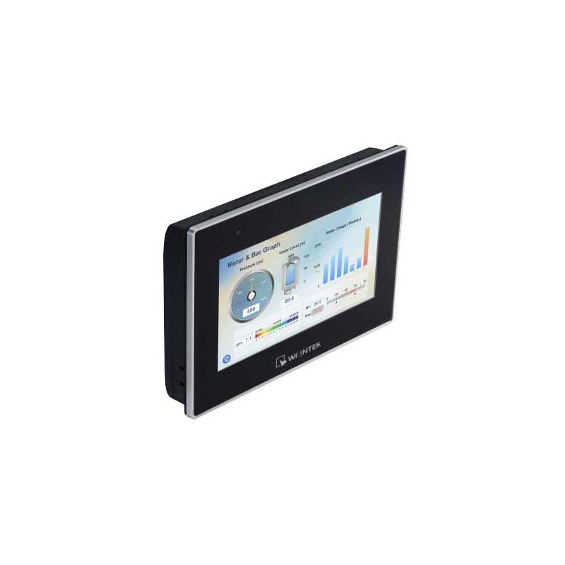Weintek CMT3072XH2: Touch Screen, display 7" wide, risoluzione 1024x600, Ethernet, MPI, IPS, Interfaccia OPC-UA (alternativa al modello CMT3072X e CMT3072XH), Codesys incluso