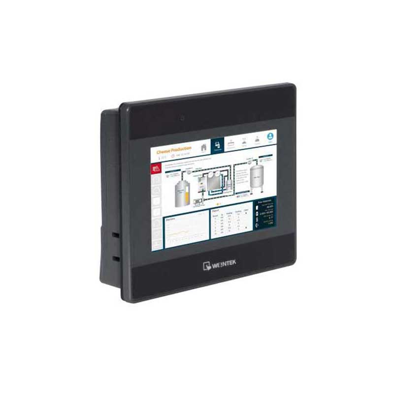 Weintek MT8052iP: Touch Screen, 4.3" wide display, resolution 480x272, Ethernet (alternative to model MT8051IP)