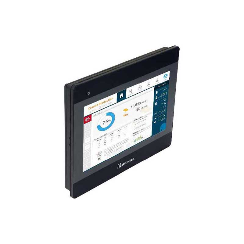 Weintek MT8106IP: Touch Screen, 10" wide display, resolution 1024x600, Ethernet (alternative to model MT8102IP)