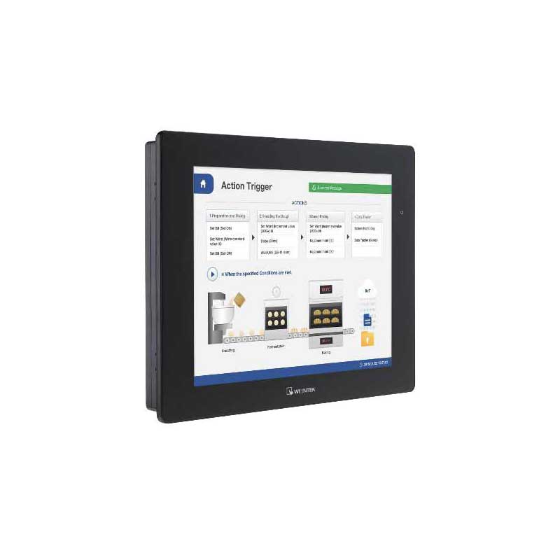 Weintek CMT2128X2: Pantalla Táctil, display 12,1" ángulo de visión amplio, resolución 1024x768, 2 Ethernet