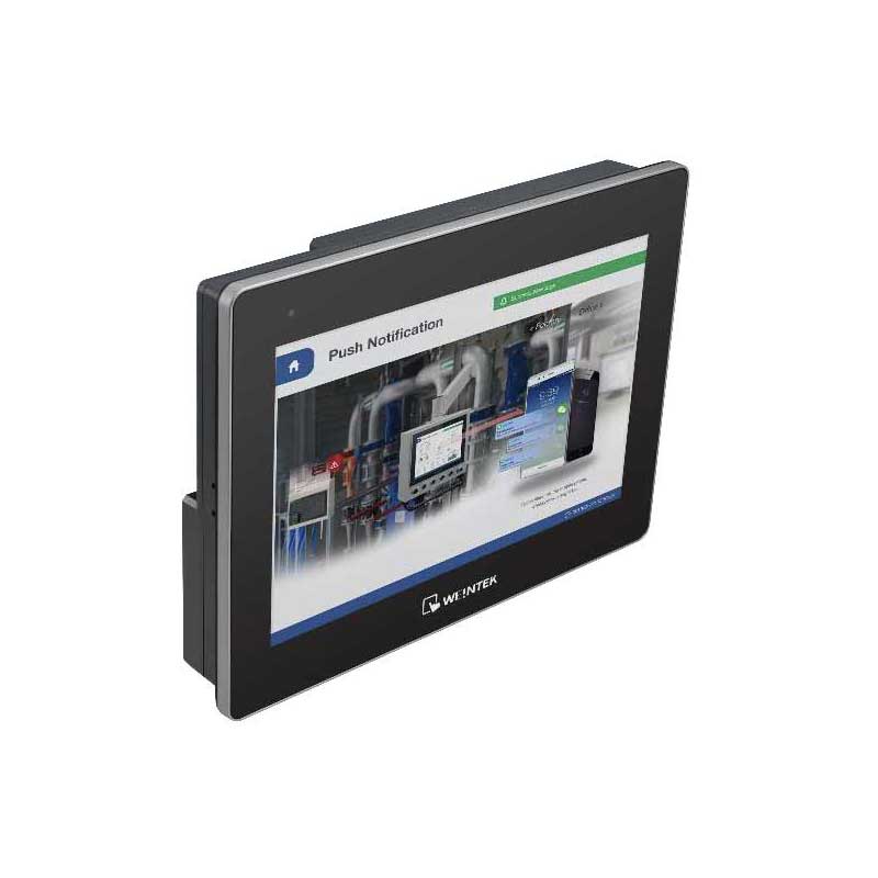 Weintek CMT3108XP: Pantalla táctil, pantalla de 10,1" con ángulo de visión amplio capacitivo, resolución 1024x600, 2 Ethernet, Interfaz OPC-UA, Codesys incluido