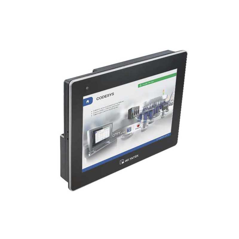 Weintek CMT3108XH: Pantalla Táctil, display de 10,1" ángulo de visión amplio, resolución 1024x600, 2 Ethernet, Interfaz OPC-UA