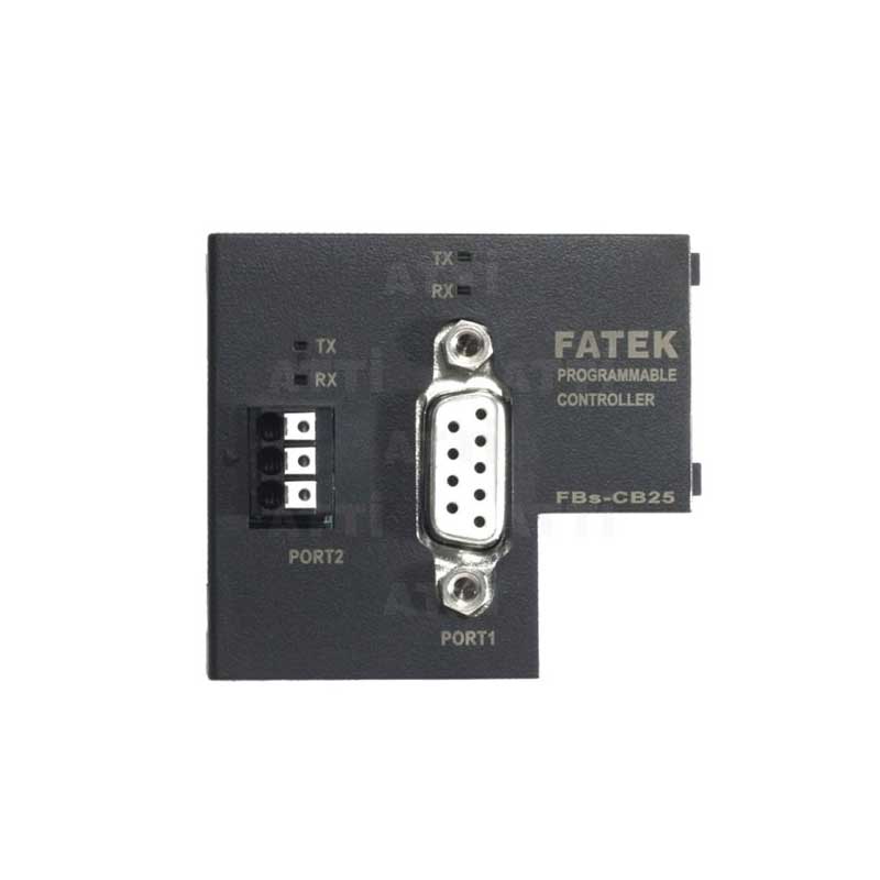 Module de communication, boîtier de panneau, 1 RS232, 1 RS485, pour PLC FATEK Série FBS, cod. FBS-CB25