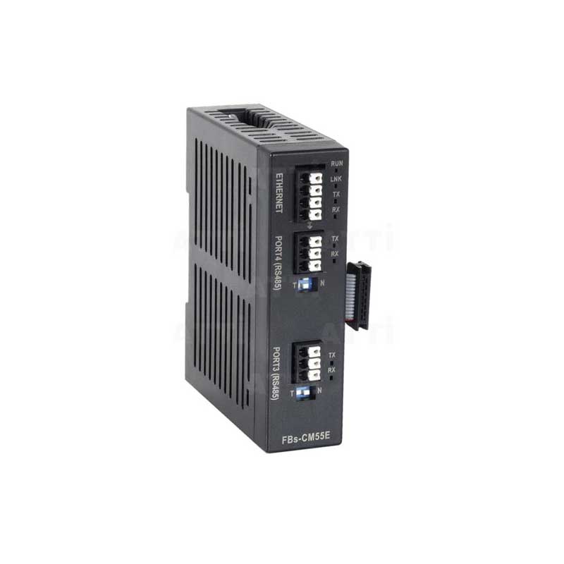 Modulo di comunicazione sinistra, 2 RS486, ETH, per PLC FATEK Serie FBS, cod. FBS-CM55E