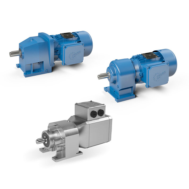 Motoriduttore Coassiale Nord, SK01-63SP/4, rapporto 76.12/1, potenza 0,12 kW, misure albero 19X40