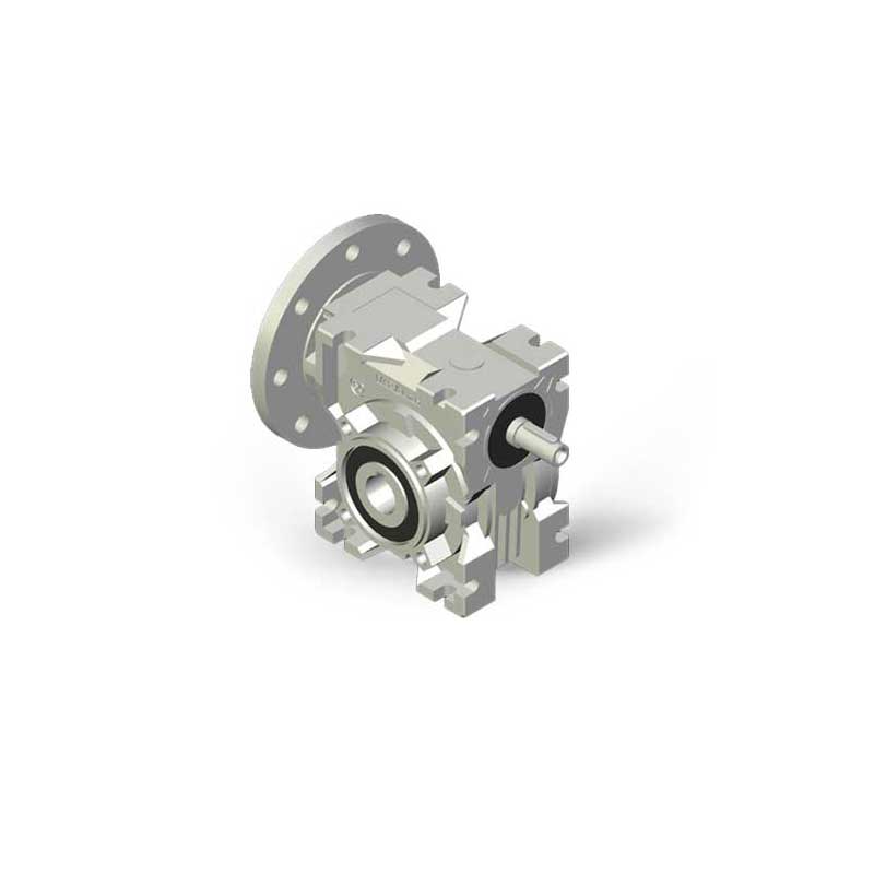 VARVEL Gearbox, Orthogonal worm gear, Series FRT, Size 50, R=20/1, Motor attachment / PAM, Input shaft diameter 14 mm, Input flange diameter 105 mm, Motor attachment type 71/B14, Output shaft diameter 25 mm