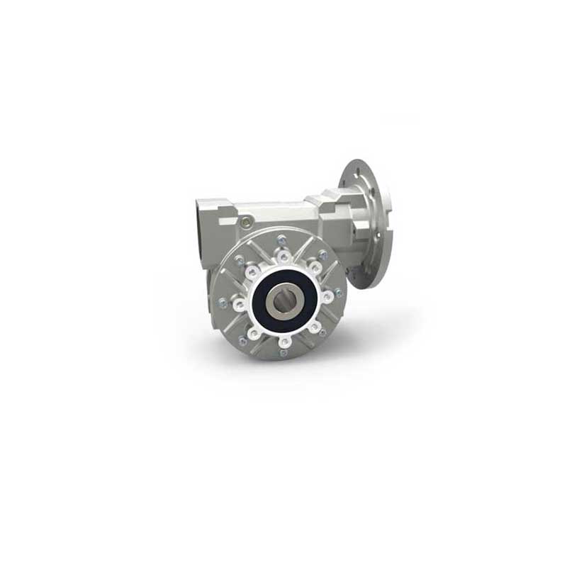 VARVEL Gearbox, Orthogonal worm gearbox, Series FRS, Size 50, R=70/1, Motor attachment / PAM, Shaft diameter input 11 mm, Flange diameter input 140 mm, Motor attachment type 63/B5, Shaft diameter output 25 mm