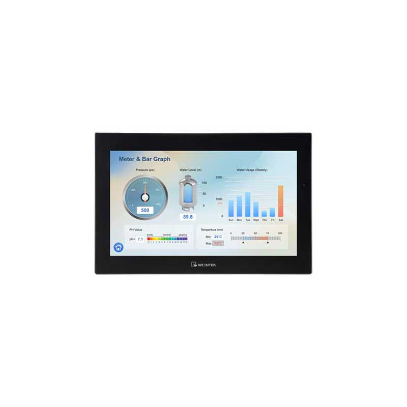 Weintek CMT2168X: pantalla de 15,6" pulgadas, táctil resistivo, 2 puertos Ethernet (NO UL), asistencia remota opcional