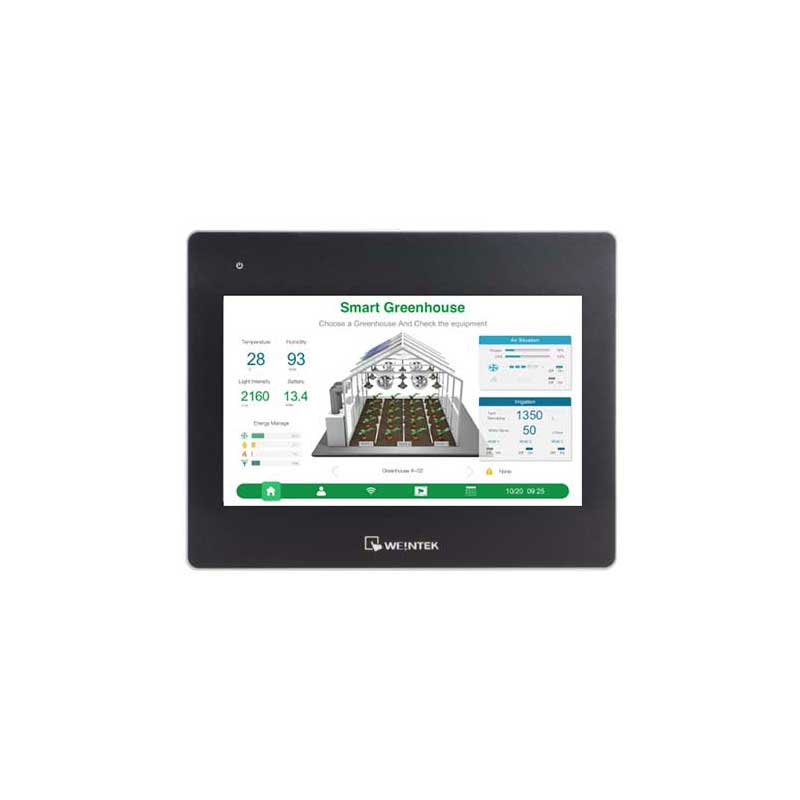 Weintek CMT3102X(R): pantalla de 10.1" pulgadas, 2 puertos Ethernet, CAN BUS, RFID incluido, asistencia remota opcional, interfaz OPC/UA, Codesys incluido
