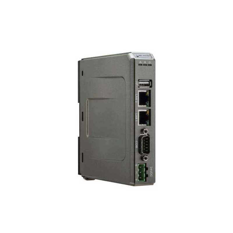 Weintek cMT-G01X: Gateway IIoT con soporte OPC UA, MQTT y Modbus TCP/IP, CPU de cuatro núcleos, 2 puertos Ethernet, USB host, 3 puertos COM, montaje en riel DIN y aislamiento de alimentación. (reemplaza CMT-G01)