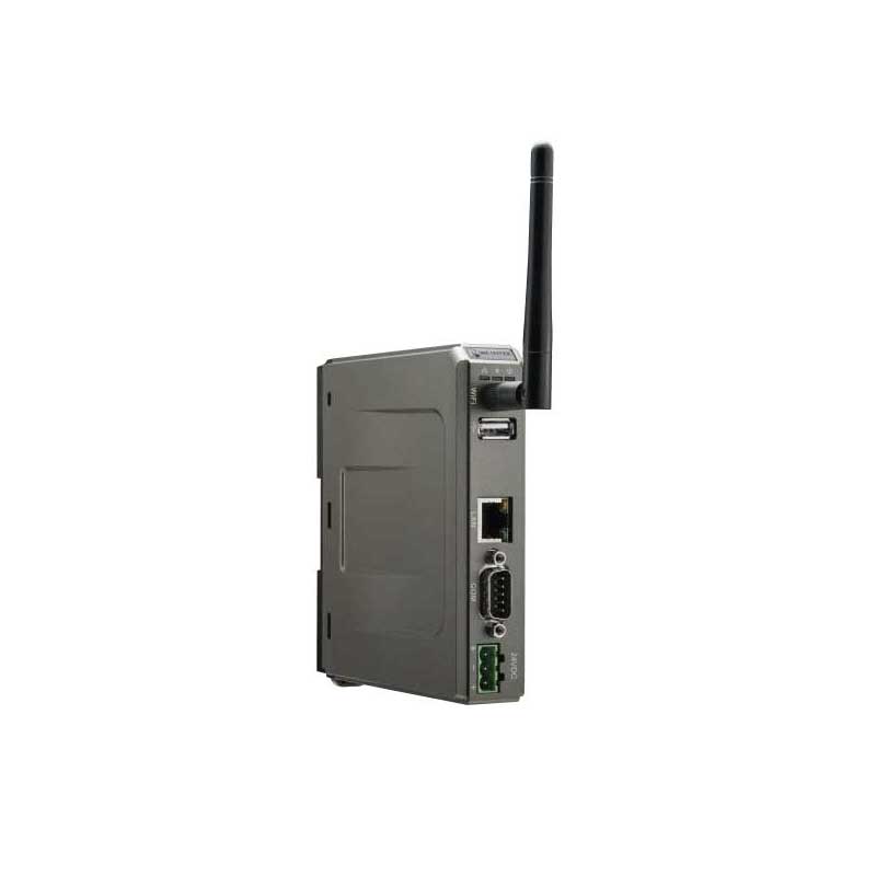Weintek cMT-G02X : Passerelle IIoT avec Wi-Fi, support OPC UA, MQTT et Modbus TCP/IP, CPU quad-core, 256 Mo Flash/RAM, 1 port Ethernet, hôte USB, 3 ports COM et montage sur rail DIN. (remplace CMT-G02)